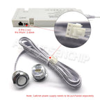 Mini Smart Touch Dimmer Switch DC 12V 24V 3Pin Quick Connect for LED Cabinet Light Drive Power Sensor Centralized Control On/Off