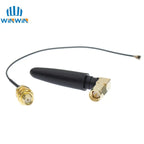 wifi antenna GSM/2.4G 2dBi Bent Bluetooth antenna SMA to IPEX internal needle glue stick antenna