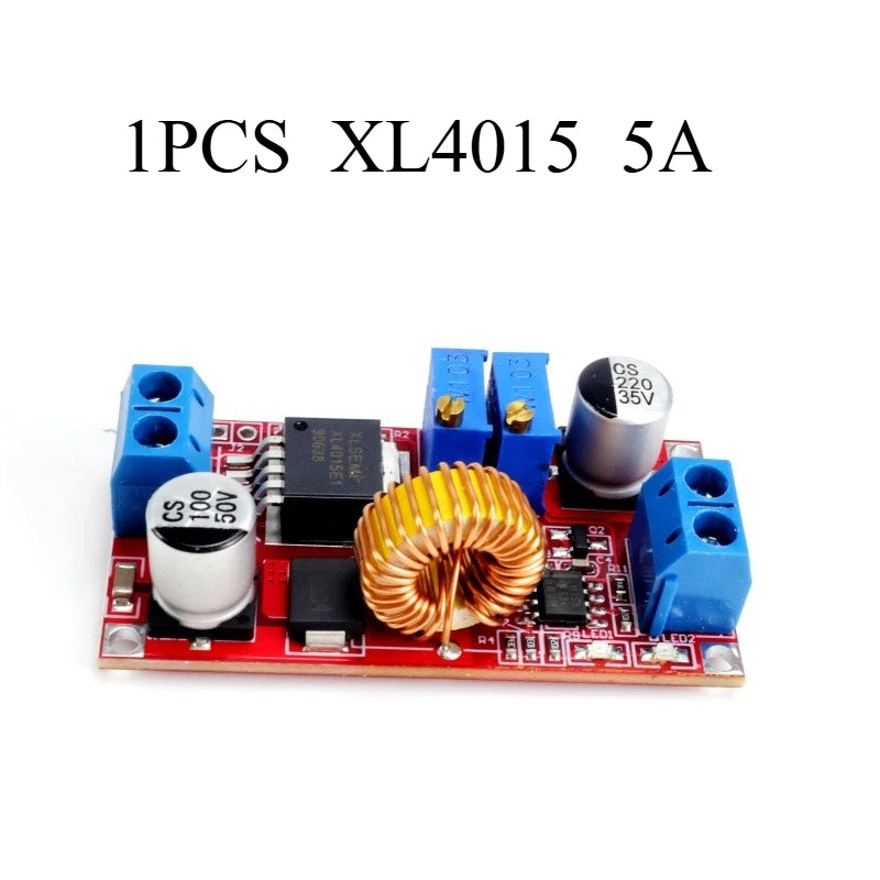 1pcs DC-DC XL4015 Step Down Converter 5A / XL6009 Boost/Buck Power Module Adjustable 4A Current / LM2596S Step Down Converter