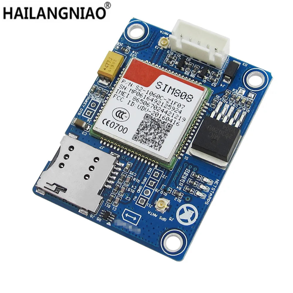 100% new SIM808 instead of SIM908 module GSM GPRS GPS Development Board IPX SMA
