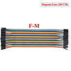 Dupont Line 10CM 20CM 30CM 40Pin Male to Male + Male to Female and Female to Female Jumper Wire Dupont Cable for Arduino DIY KIT