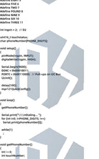 12-Button Capacitive Touch Keypad (MPR121): I2C Interface Sensor Module –for Arduino-Compatible