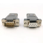 10PCS DB9 Adapter Connector Core RS232 Serial COM Plug Connectors Hole/pin DB15 Female Male Port Socket D Sub DP9 Plastic Case