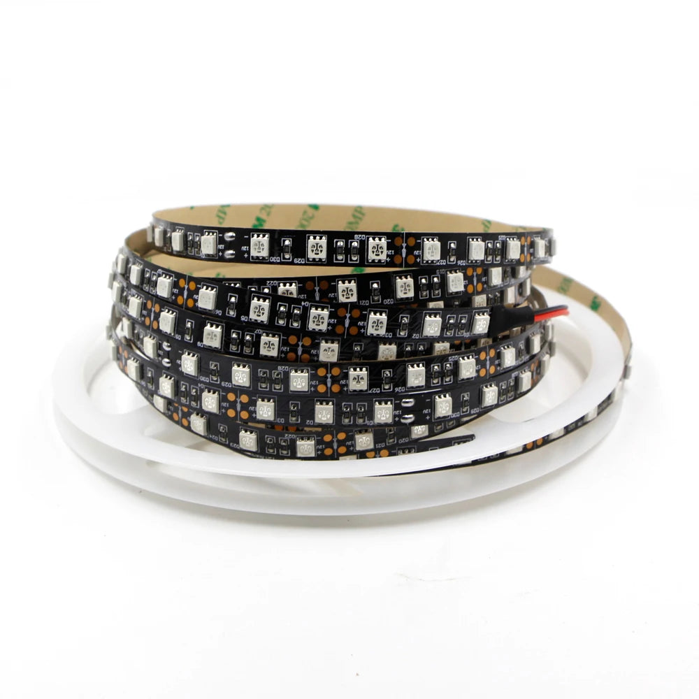 DC 12V SMD 3528 5050 Flexible LED Strip Orange Light 60/120 LEDs per Meter DIY Car Chassis Lighting Strip for Vehicle