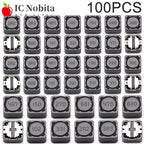100PCS SMD Power Inductor CDRH127 CD127 1mH 2.2uH 3.3uH 4.7uH 6.8uH 10uH 15uH 22uH 33uH 47uH 68uH 100uH 101 UH Chip Inductor