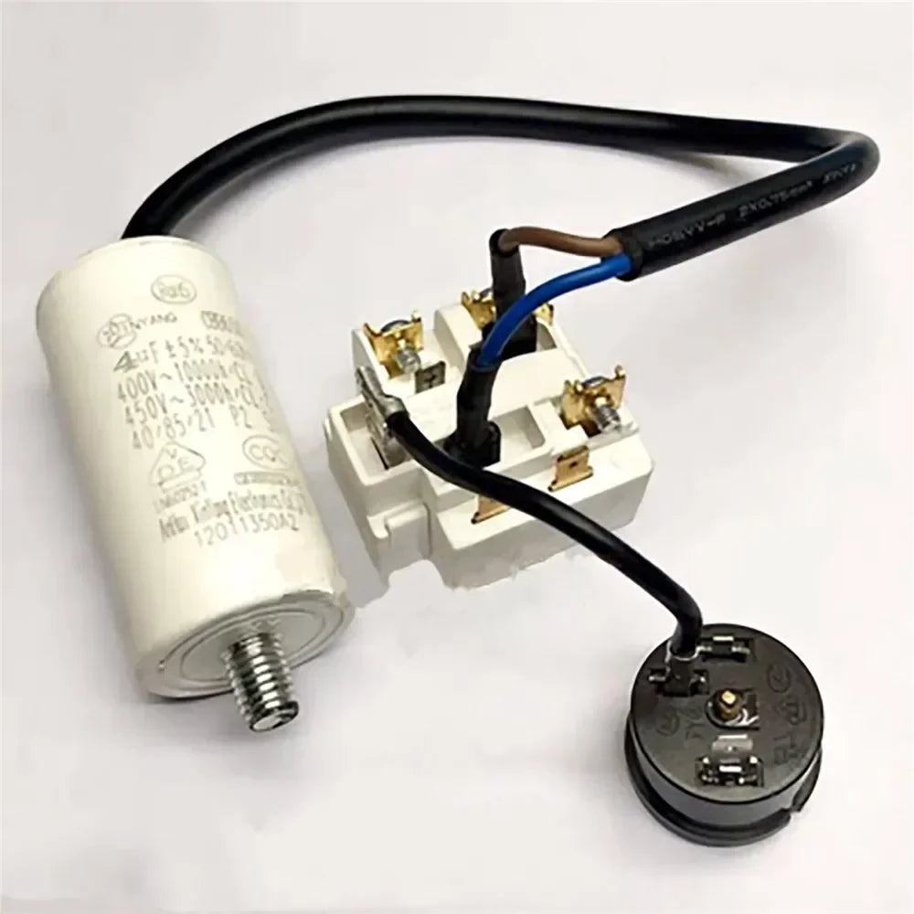 Refrigerator Parts QP3-12A Compressor Overload Starter Protector PTC and 4uf Capacitor For Haier Replacement Fridge