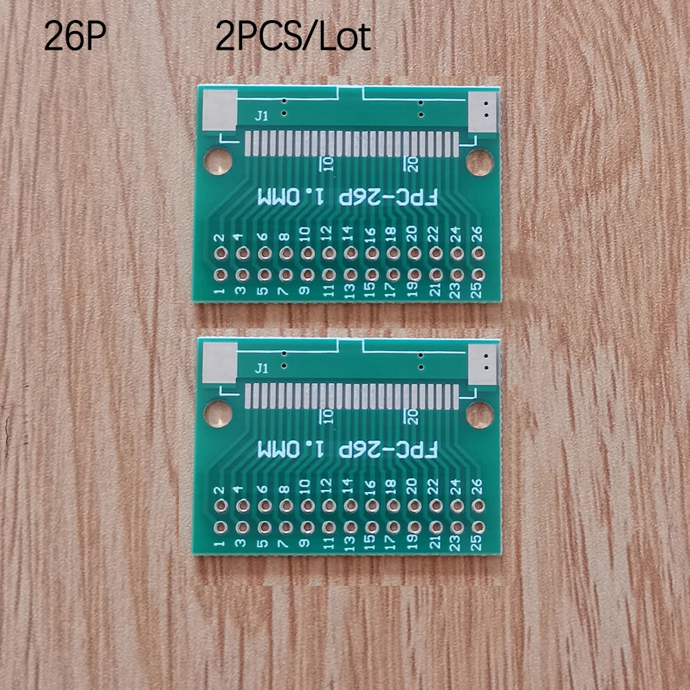 2PCS FPC/FFC Flexible Flat Cable Adapter Board Blank Board Test Board 0.5MM 1.0MM 2.54 Pitch 6/8/10/12/20/24/26/30/34/40/50P