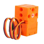 Geekservo 0.7KG/2KG Programmable Servo 360 Degree Dual-shaft Building Blocks Motor for Micro:bit compatible with Legoeds Bricks