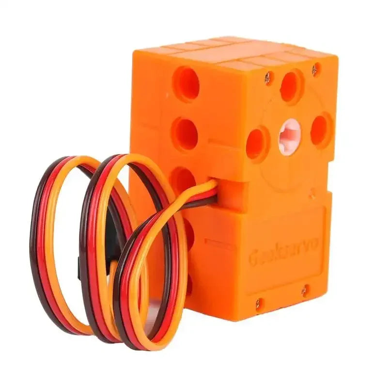 Geekservo 0.7KG/2KG Programmable Servo 360 Degree Dual-shaft Building Blocks Motor for Micro:bit compatible with Legoeds Bricks