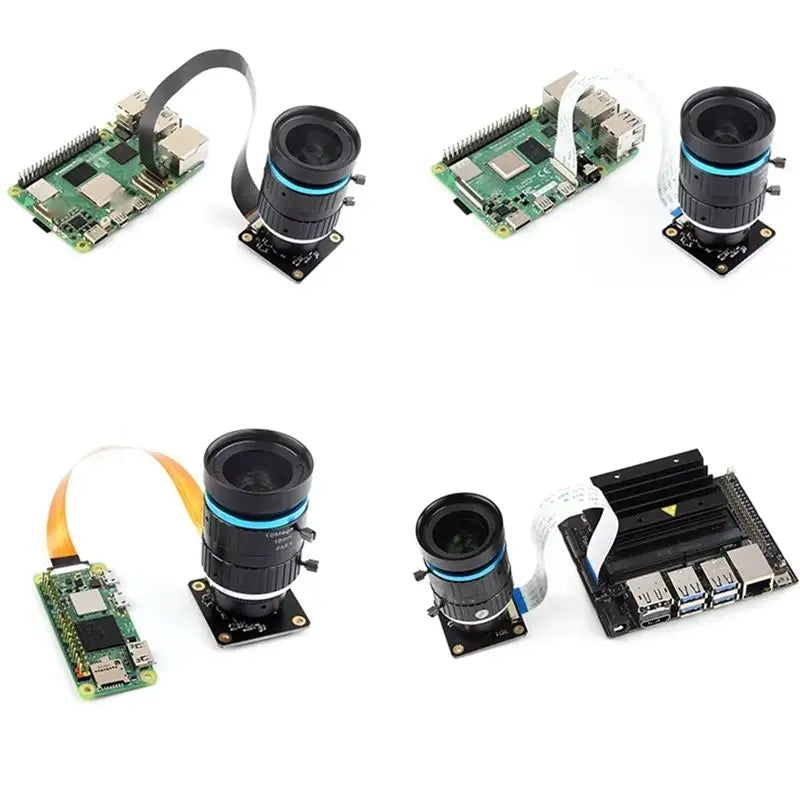 ABVO-Supports C-/CS-Mount Lens 12.3MP IMX477 Camera Module For Raspberry Pi 5 4 3 Zero CM4/3 For Jetson Nano High Quality