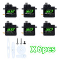 PTK 7465W MG Waterproof servo Metal gear 9g micro servo 5mm 180° robotic model aircraft fixed wing digital servo
