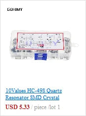 20pcs 2W Metal film resistor 1% 1R~1M 2.2R 4.7R 10R 22R 47R 100R 220R 470R 1K 10K 100K 2.2 4.7 10 22 47 100 220 470 ohm