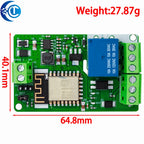 ESP8266 ESP-12F WIFI Wireless Module 1 Channel Relay Shield Overcurrent Protection Wi-Fi Network Relay Module 10A DC 7-30V