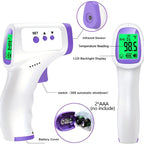 Multifunction Thermometer Three-color Backlit Display Forehead Thermometer Digital Display Infrared Alarm Human Body Thermometer