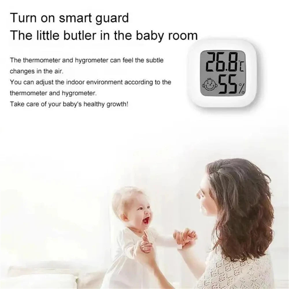 1 Pc Digital LCD Thermometer Hygrometer Indoor Room Mini Electronic Temperature Humidity Meter Sensor Gauge for Home Baby