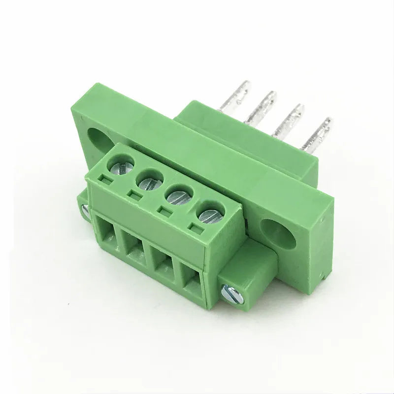 5sets KF2EDGWB 5.08 2/3/4/5/6/7/8/9/10/12Pin Wall Terminal Plug Type 5.08mm Pitch Connector Pcb Screw Terminal Block