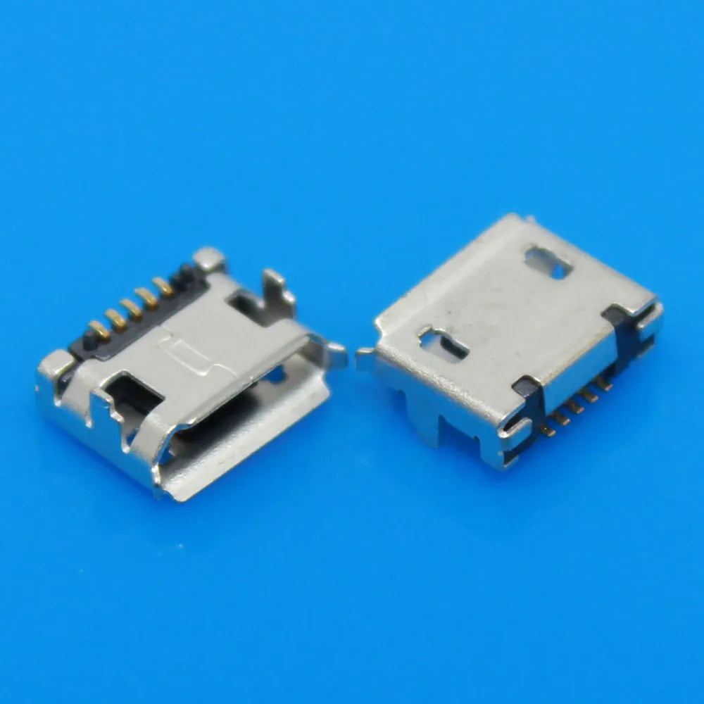 100models Micro USB Connector Mini Jack Socket Power Charging Port Replacement 5 Pin 5pin Tail For Samsung Huawei Lenovo ZTE HTC