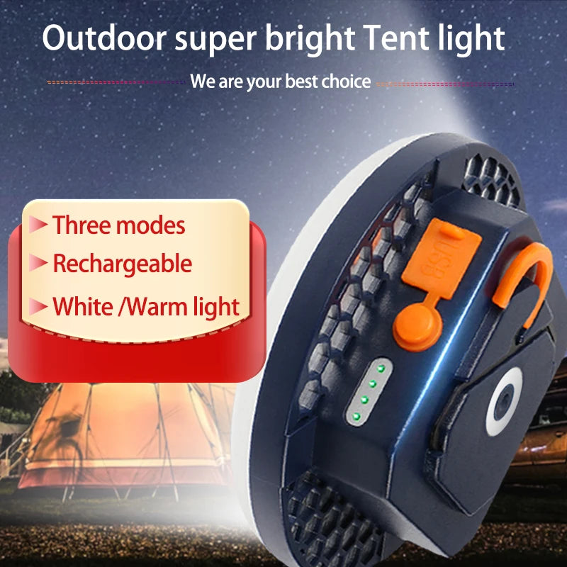 MOSLIGHTING 9900mAh Camping Light Portable Rechargeable Multifunctional LED Flashlight Fishing Emergency Maintenance Tent Lamp