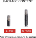 30pcs No Wire Stripping 1 Wire Quick Disconnect Electrical Connectors for 16-18 AWG Fast & Secure Connection for Automotive