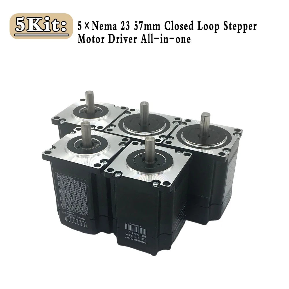 Nema23 57Closed Loop Stepper Motor Drive All-in-one Encoder Hybrid 8mm Shaft 57mm Easy Servo Motor 1000 Line Encoder DC24-48V