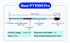BLV® PT1000 Thermistor M3 M4 Bear 3x15mm PT1000 Pro High Temperature Resistance 450℃ For Rapido Hotend Dragon Hotend