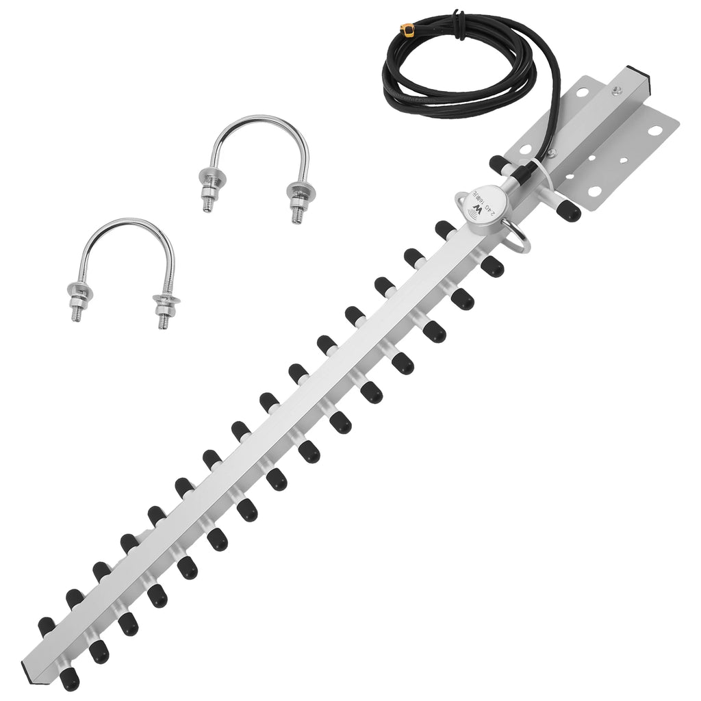 2.4Ghz Wifi Antenna 25Dbi Rp Sma Outdoor Wireless Yagi Antenna Directional Booster Amplifier Modem Cable Highly Recommended