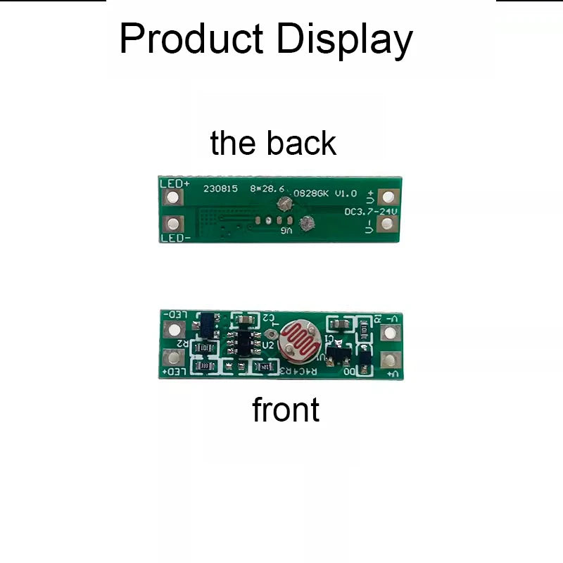 8mm Light Control Switch DC 12V light sensor swithch Sensitive Auto Photo Switch On/Off Photocell Street LED Light Switch