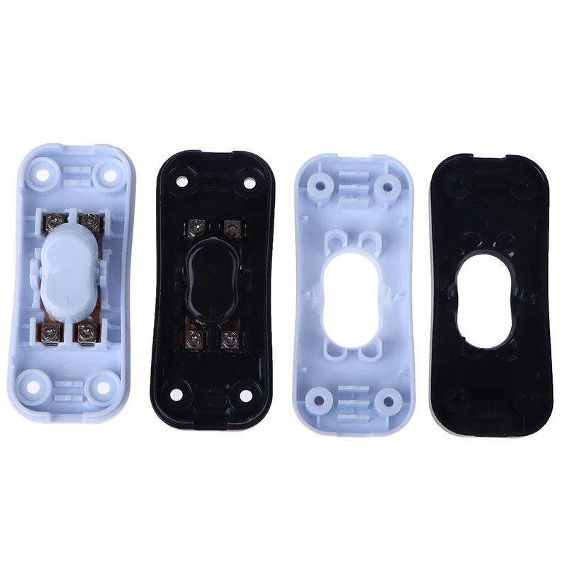 New 1Pc Light Switch AC 250V ON/OFF Table Desk Lamp Cord Toggle Rocker Switches Control For LED Lights Wiring Electric Switch