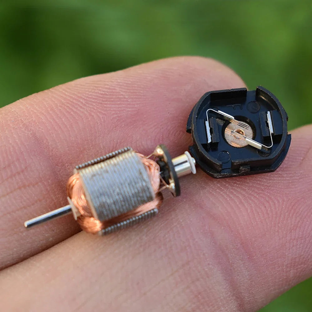 2PCS Flat Micro N20 Motor DC 3V 3.7V 14000-17300RPM High Speed Large Torque Mini Motor 10*12mm for Model Toy Production