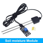 Capacitive Soil Moisture Sensors Module / Soil Humidity Digital Display Relay Control Module Automatic Watering TZT For Arduino
