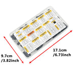 150pcs DIP Integrated Circuit Chip Assorted IC Box Set Amplifiers LM358 JRC4558 LM393 ICL7660 NE555 for Electronics Projects