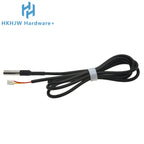 Stainless Steel Waterproof DS18B20 Temp Sensor, 2-Core With Terminal, Durable Probe For Accurate Temperature Measurement