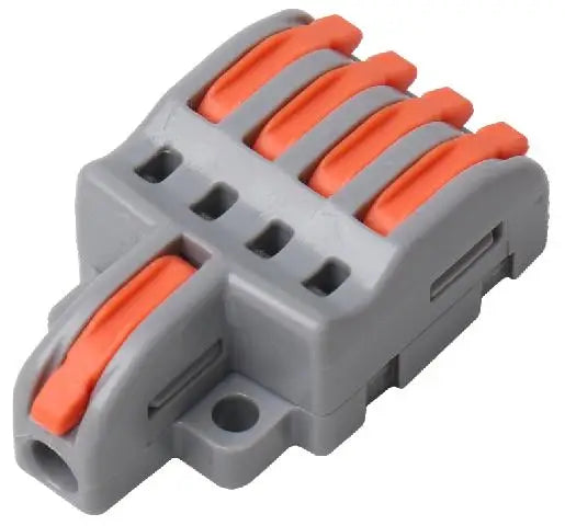 Multi-in Multi-out Quick Wire Connectors Universal Parallel Cable Splitter Splicing Electrical Wiring Terminal Block