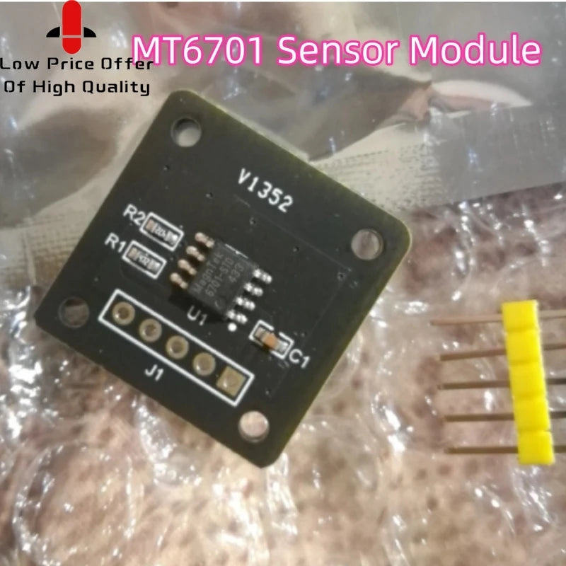 SAMIROB MT6701 Magnetic Encoder Magnetic Induction Angle Measurement Sensor Module 14bit High Precision Instead Of AS5600