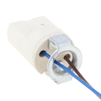 5pcs G9 Light Bulb Socket Ceramic Lamp Base Holder Connector Blue Brown PTFE Wire Bracket Lamp Holders