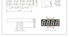 5pcs Led Digital Tube Display 0.28/0.36/0.4/0.56/0.8-inch 1/2/3/4-bit 7 Segment Common Cathode/anode Red/white/yellow/green/blue