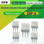 10PCS H11AA1 H11AA2 H11AA3 H11AA4 H11AA5 Optocoupler DIP Photoelectric Coupling Isolator