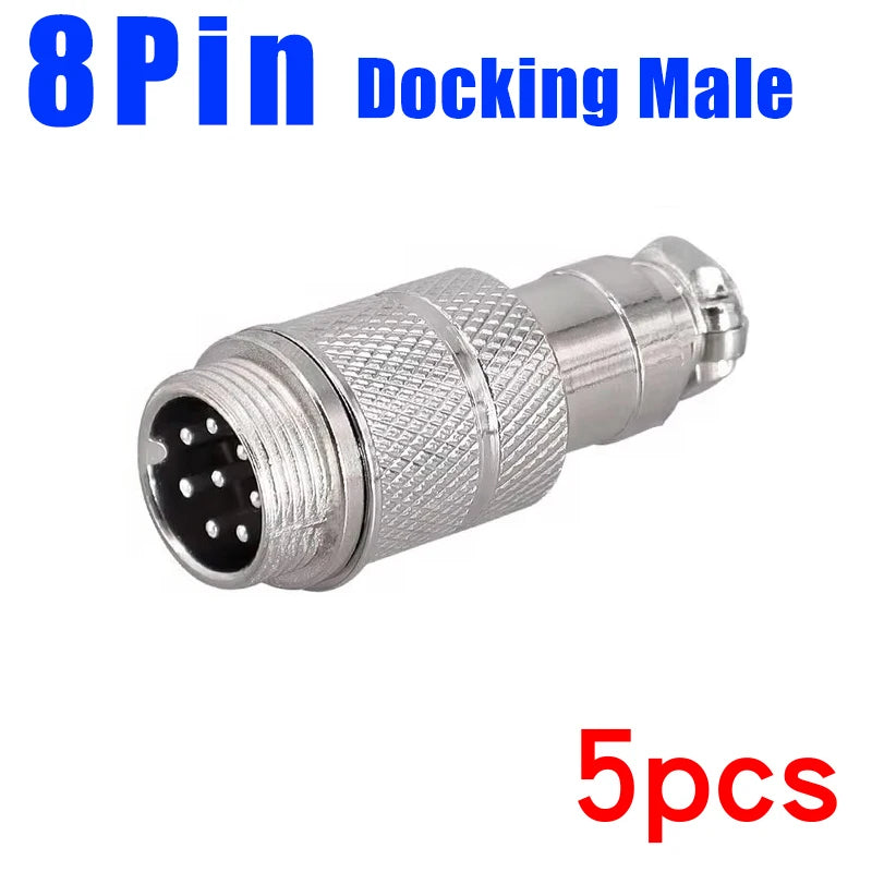 Aviation Plug GX12 GX16 GX20 Butt Soldering Socket 2/3/4/5/6/7/8/9/10Pin Wire Docking Connectors