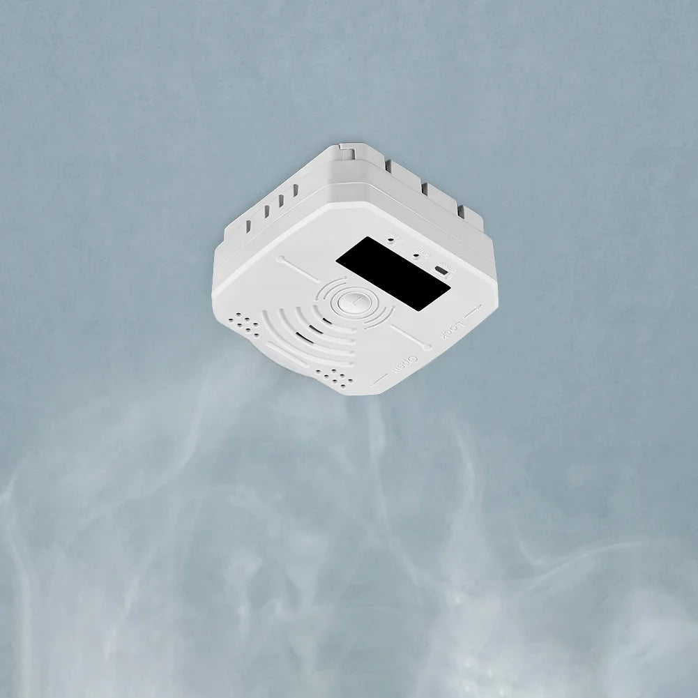 Digital CO Detector Battery Powered Mini CO Sensor Sound Light Warning CO Gas Monitor Alarm Home Safety