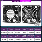 1PCS EC Brushless Fan 6025/8025/9225/12025/12038/12032 AC 110V 115V 120V 220V 240V Cooling Cooler Fan AC Axial Fan