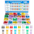 Car Blade Fuse 300/180/120pcs,Standard & Mini Fuses with Storage Box for Truck Motorcycle Boat RV 5A 10A 15A 20A 25A 30A 35A 40A