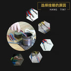High Purity 66A Lead-Free Solder Strip, Tin Block Solder Strip with Lead Welding, Home Decoration Hanging Tin Artifact 500g