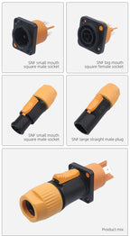SAC3FX Powercon 3 Pin Female Plug LED Audio Live Stage Cable Power Stage Lighting Equipment Power Connector