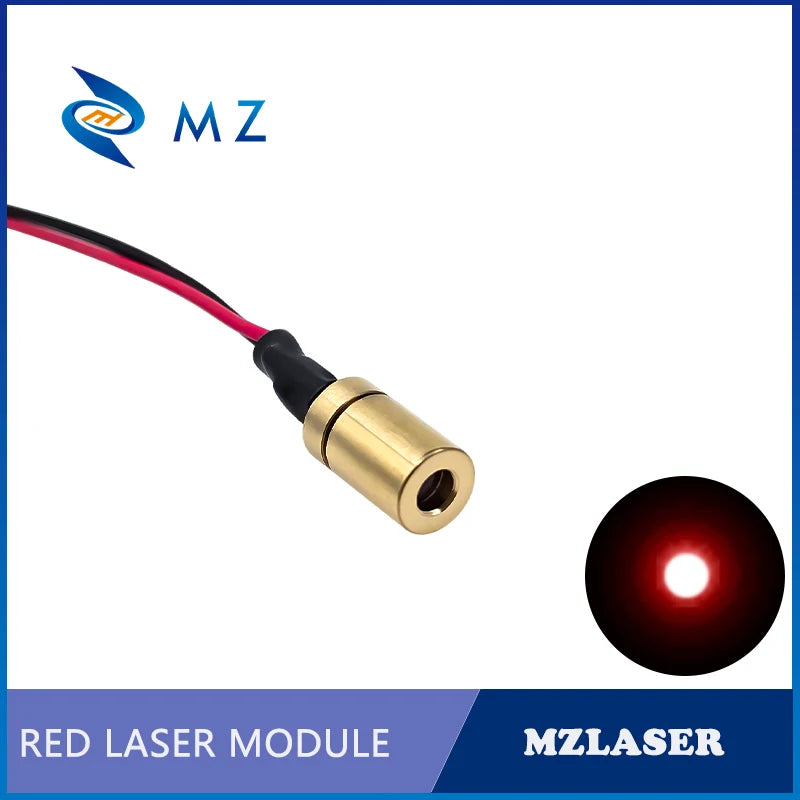 Compact Red Dot Laser Diode Module 650nm D6mm 0.5mW 1mW 5mW 10mW 3V Industrial Grade Spot Laser for Positioning Professional Use