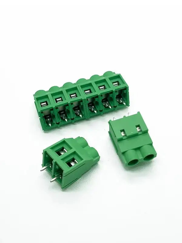 10PCS Screw PCB Terminals KF7620 7.62mm Pitch 2P/3Pin Stackable Green Connector