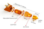 Kindlelaser K Series CO2 Laser Head Set D12/20 PVD Lens Dia.12/20mm Mo Mirror D20mm for K40 Laser Engraving Cutting Machine