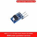 Hongtai Technology AMS1117-3.3/5.0 3.3V 5V Miniature Buck Power Module LDO 800Ma