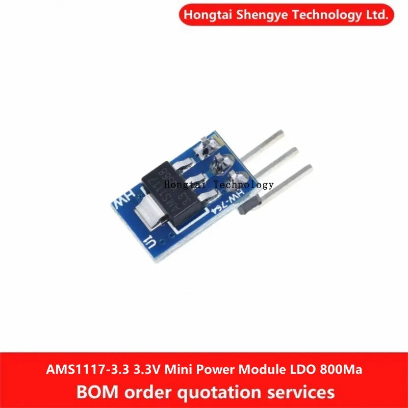 Hongtai Technology AMS1117-3.3/5.0 3.3V 5V Miniature Buck Power Module LDO 800Ma