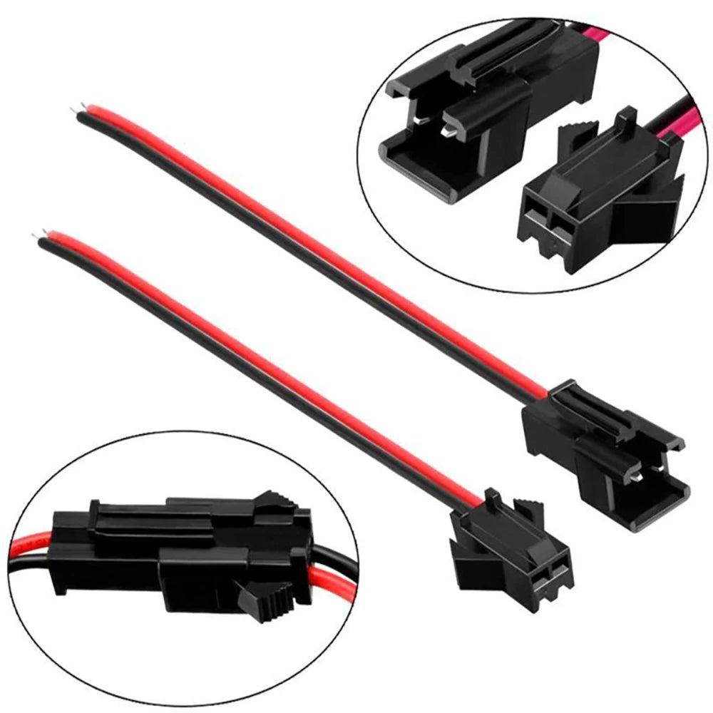 5-50 Pairs Male/Female JST SM Connector 15cm 2Pin 3Pin 4Pin 5Pin 6Pin Wire Cable For WS2812B SK6812 WS2811 RGBW LED Strip Driver