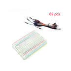 400 Tie Points Solderless Breadboard Kit PCB 140PCS/840PCS 14 Lengths Jumper Wire Dupont Line 10CM DIY Mini Test Protoboard Kit